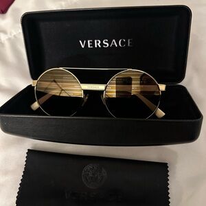 Versace Gold Sunglasses for Men